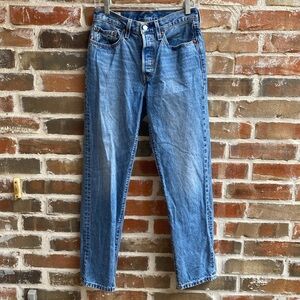Levi’s Premium 501 Button Fly 5 Pocket Straight Leg Waist 26 Length 30